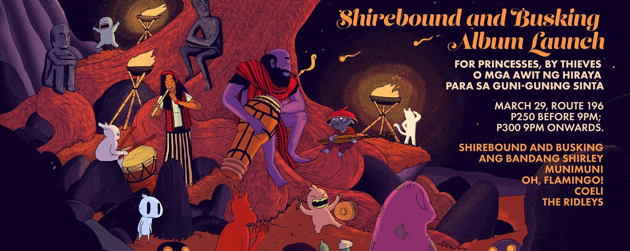 Shirebound and Busking ALBUM Launch